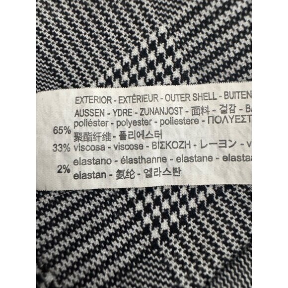 2/$30 ZARA Basic Collection Medium Glen Plaid Black/White - Picture 11 of 13
